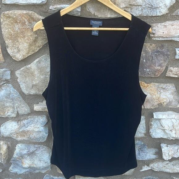 Van Heusen black sleeveless travel blouse size XL - Picture 4 of 6